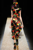 COMME des GARÇONS <br> Velvet 2D Rose dress