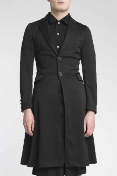 COMME des GARÇONS <br> Slim Polyester Coat