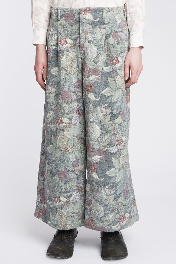 COMME des GARÇONS <br> Floral Tapestry Pants