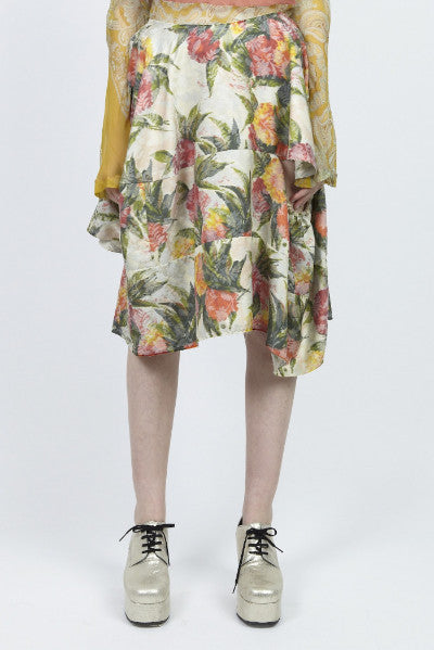 COMME des GARÇONS <br> Deconstructed Floral Skirt