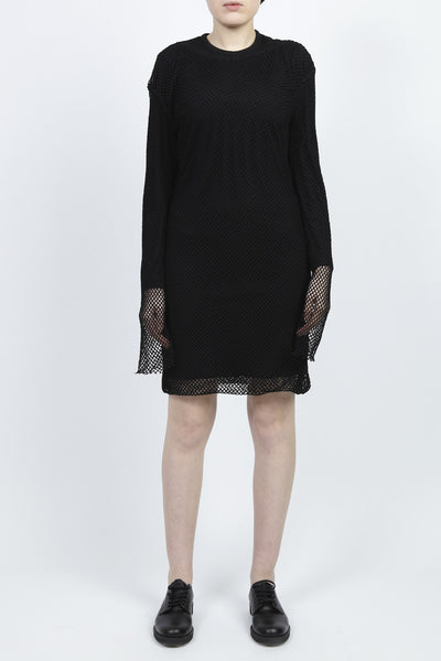 COMME des GARÇONS <br> Double layer net Dress