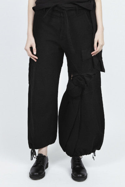 COMME des GARÇONS <br> Knotted Leg Pants