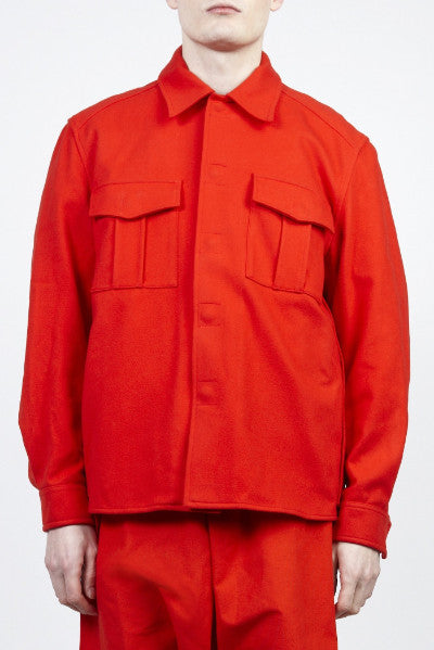 Walter Van Beirendonck <br> Thick Wool Shirt