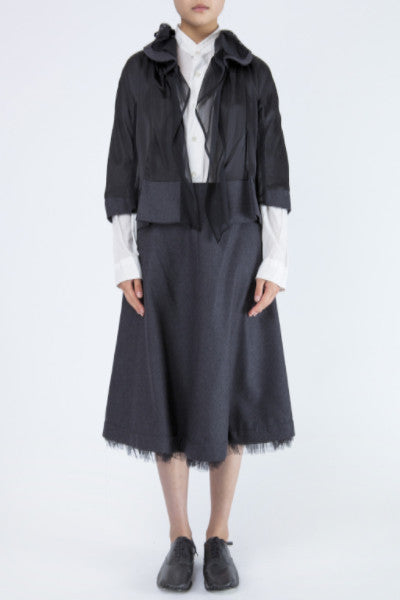 COMME des GARÇONS <br> Wool Skirt Ensemble