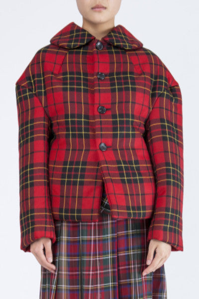 COMME des GARÇONS <br> Padded Tartan Jacket