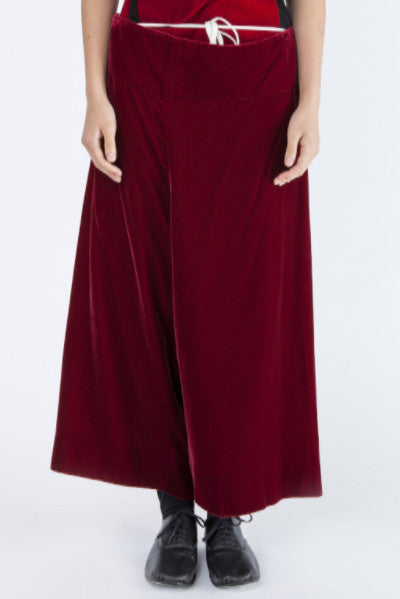 COMME des GARÇONS <br> Velvet Wide Leg Pants