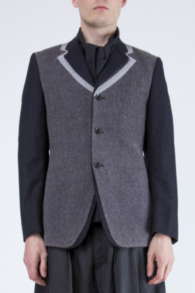 COMME des GARÇONS <br> Herringbone Chest Blazer