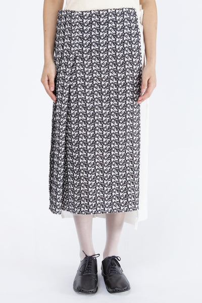 COMME des GARÇONS <br> Cherry Blossom Wrap Skirt