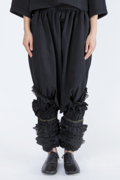 COMME des GARÇONS <br> Frill Drop Crotch Pants