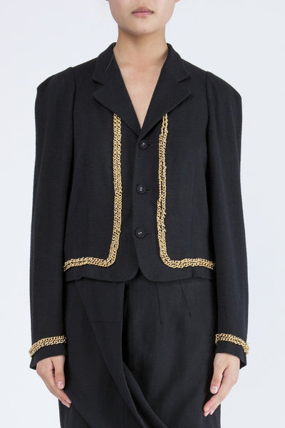 COMME des GARÇONS <br> Gold Chain Jacket