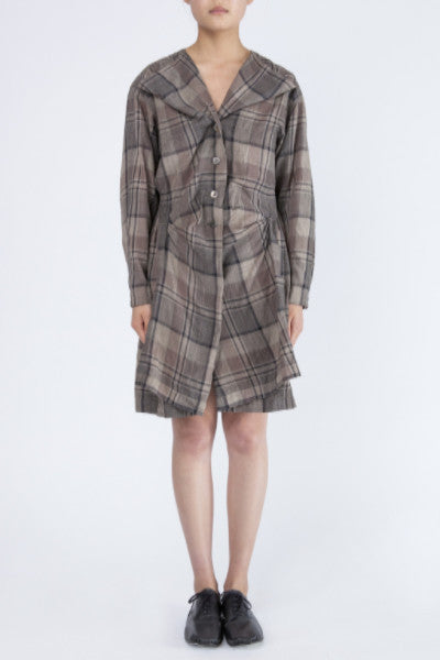 Issey Miyake <br> Plaid Shirt Jacket