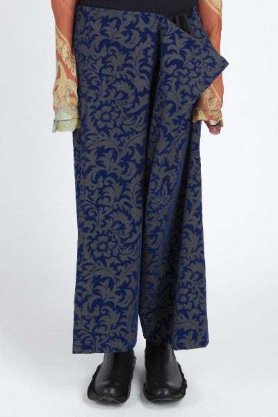 COMME des GARÇONS <br> Flocked Hakama Pants