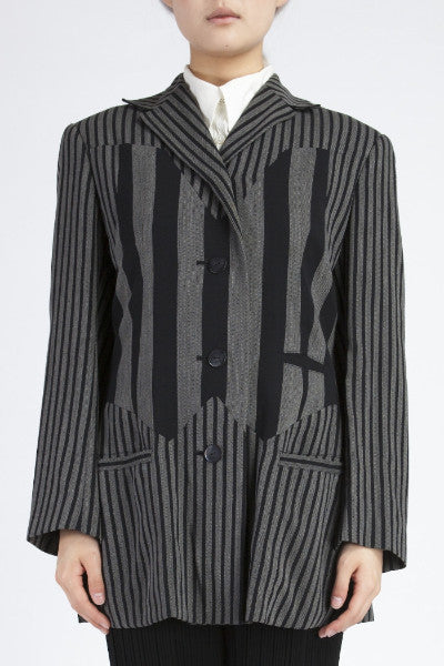 Issey Miyake <br> Striped Blazer
