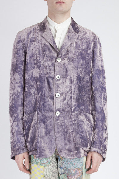 Yohji Yamamoto <br> Crushed Velvet Blazer