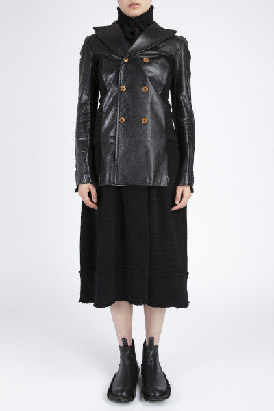 COMME des GARÇONS <br> Leather Panel Jacket
