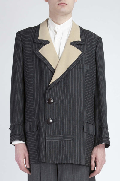 Yohji Yamamoto <br> Pinstripe Blazer