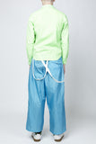 COMME des GARÇONS <br> Neon Green Zip Up Shirt