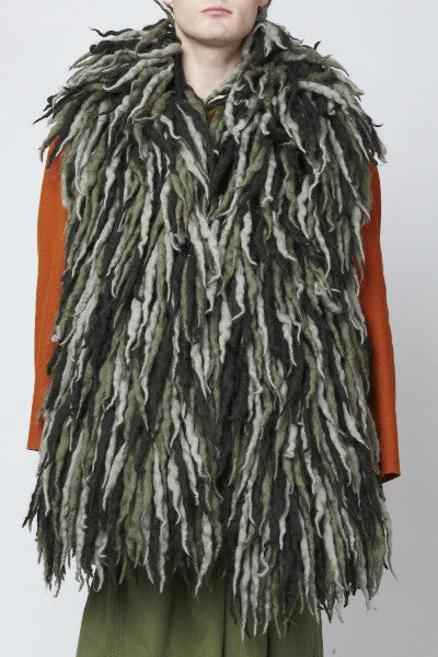 Issey Miyake <br> Twisted Wool Scarf