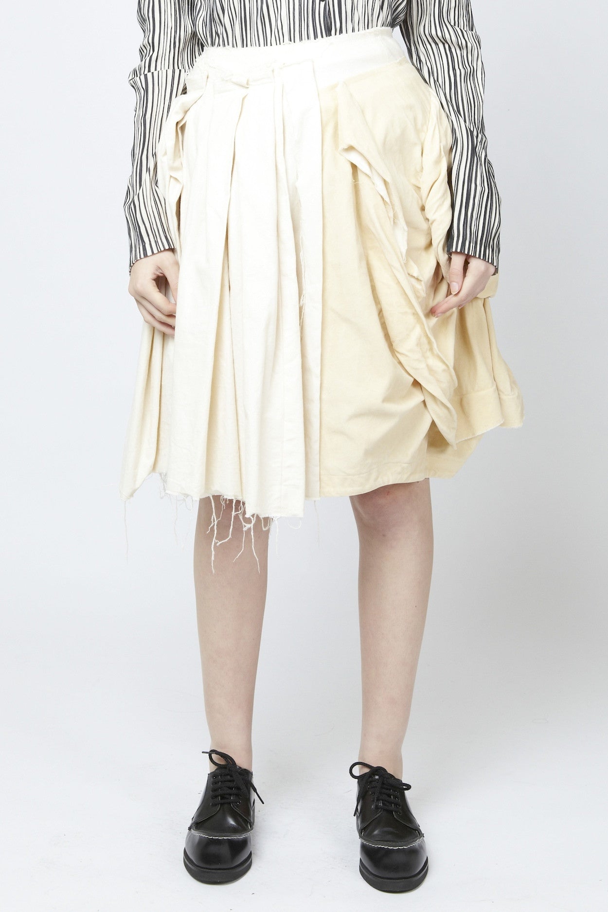 スカート COMMEdesGARCONS DOT Gathered Volumeskirt Polka Dot Skirt