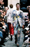 COMME des GARÇONS HOMME PLUS patchwork tapestry jacket