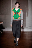 COMME DES GARÇONS pinstripe cropped trousers