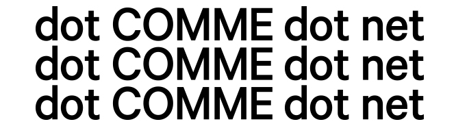 dot COMME 